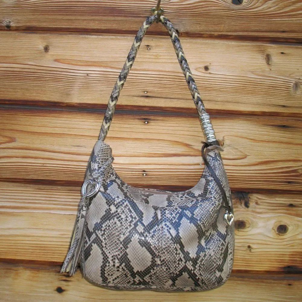 Brighton Zip Top Hobo Barbados Bag